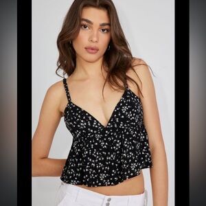 Garage Peplum Babydoll Cami